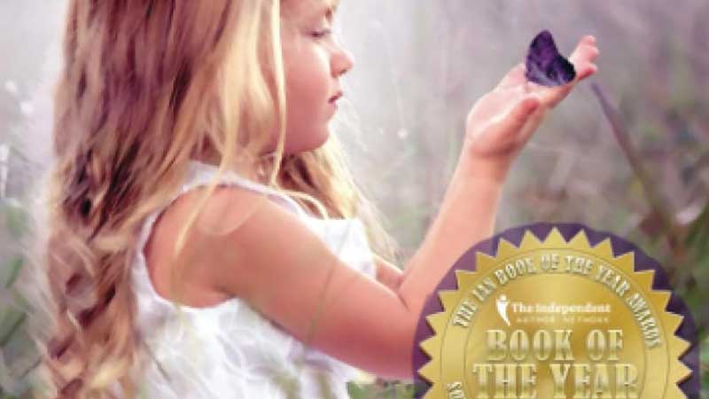 Young girl with purple butterfly on book cover for Mark Malatesta interview